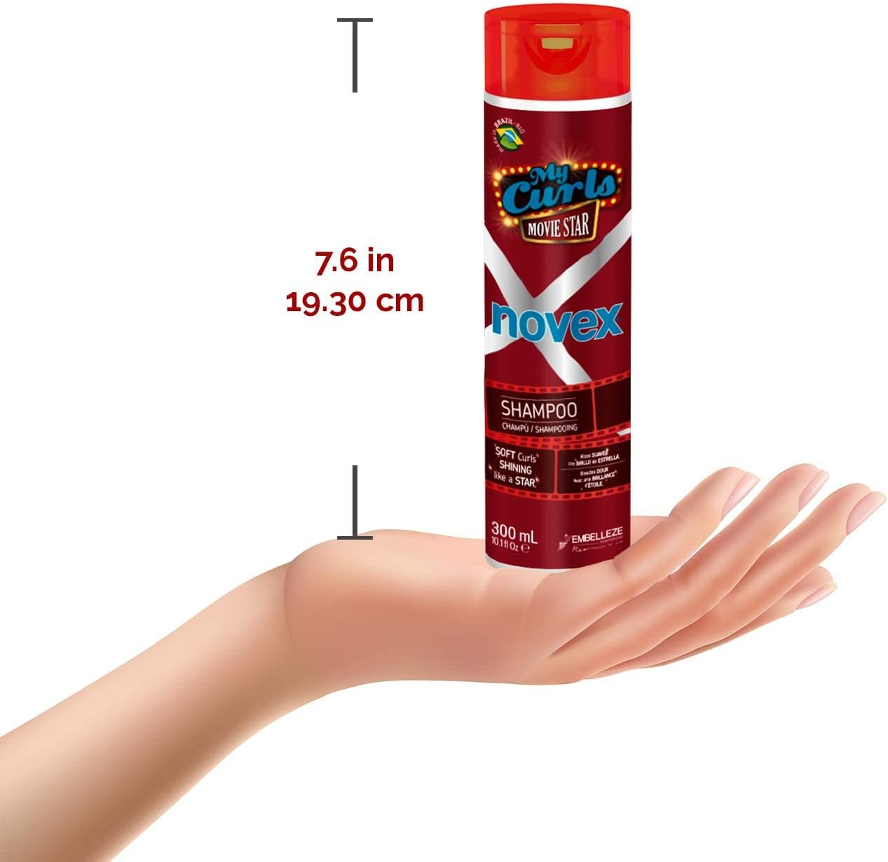 My Curls Movie Star by Novex Shampoo 300Ml image number 4