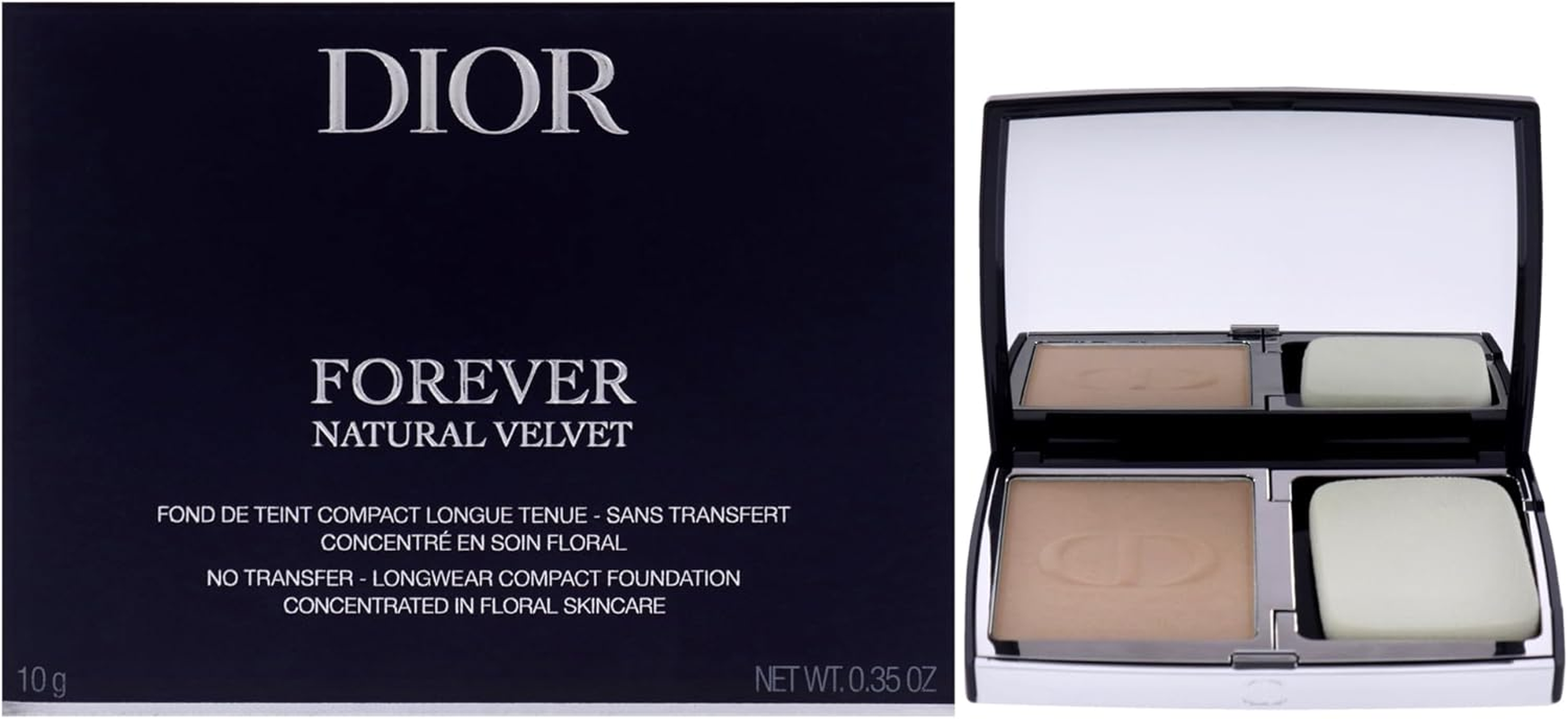 Christian Dior Dior Forever Natural Velvet - 2N Neutral for Women 0.35 Oz Foundation