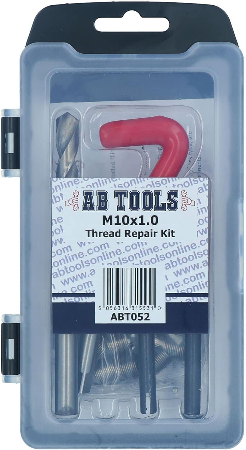 AB Tools M10 X 1.0Mm Helicoil Thread Repair Kit 9Pc Set AN043 image number 5