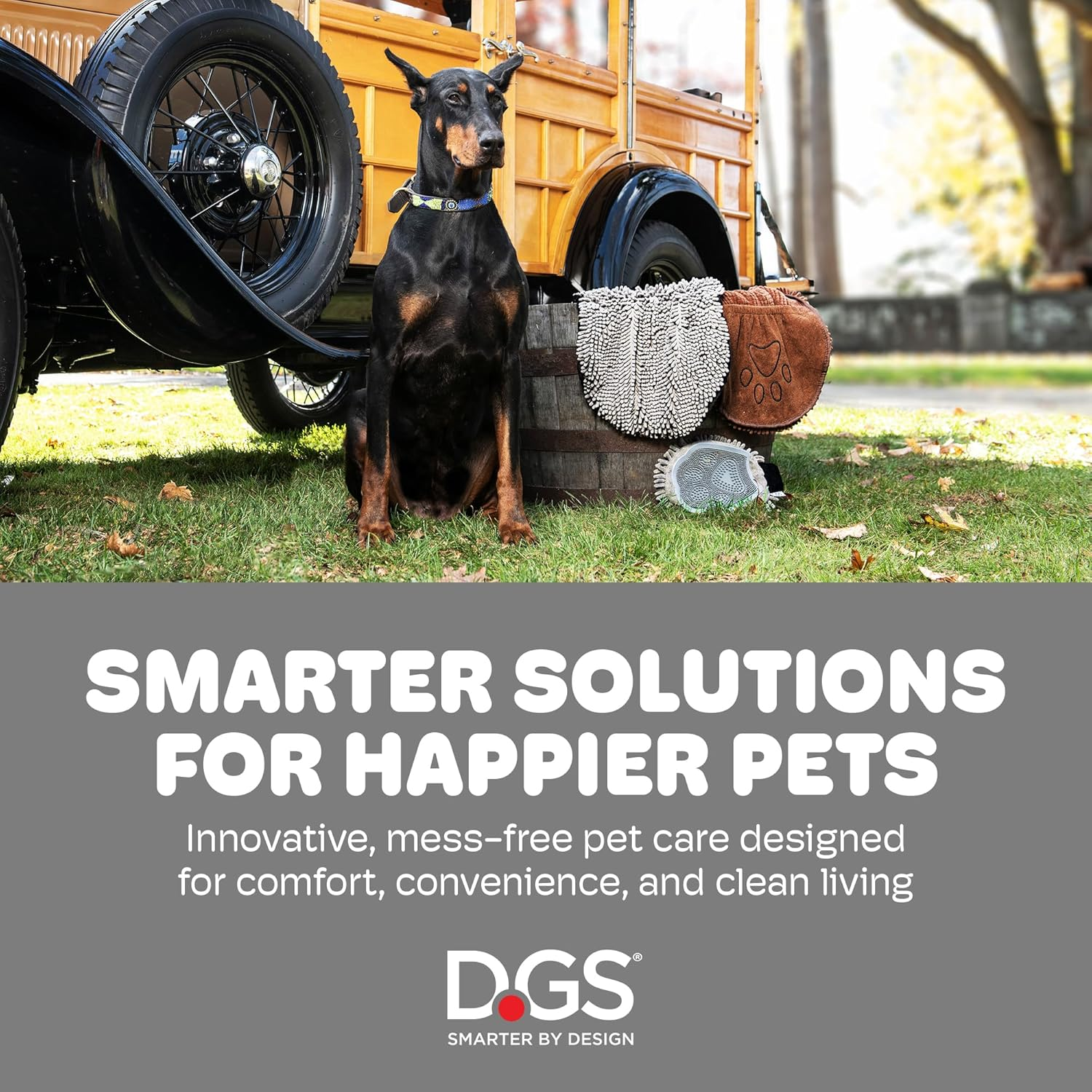 Dog Gone Smart Dirty Dog Doormat, Large, Misty Grey image number 4