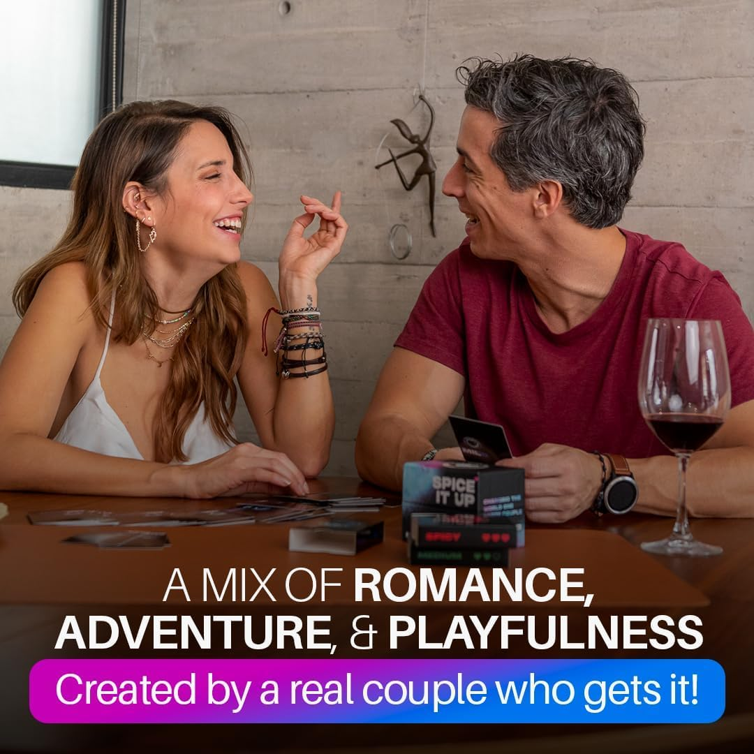 Why Don'T We Spice It up - 150 Intimate Card Game for Couples | 3 Levels Cold to Hot | Bedroom Games for Adults | Perfect for Valentine'S Day & Anniversaries | Passion & Connection image number 1