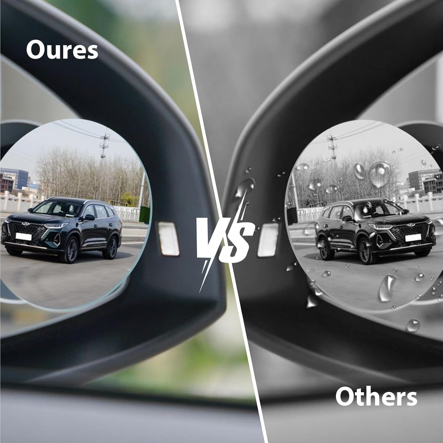 4 Pcs Blind Spot Mirrors for Cars - 2" round Hd Frameless Convex & 360&deg; Rotatable Auxiliary & Adjustabe Small Rearview Mirrors for All Car Types, Automotive Accessories, Rear View Mirror image number 5