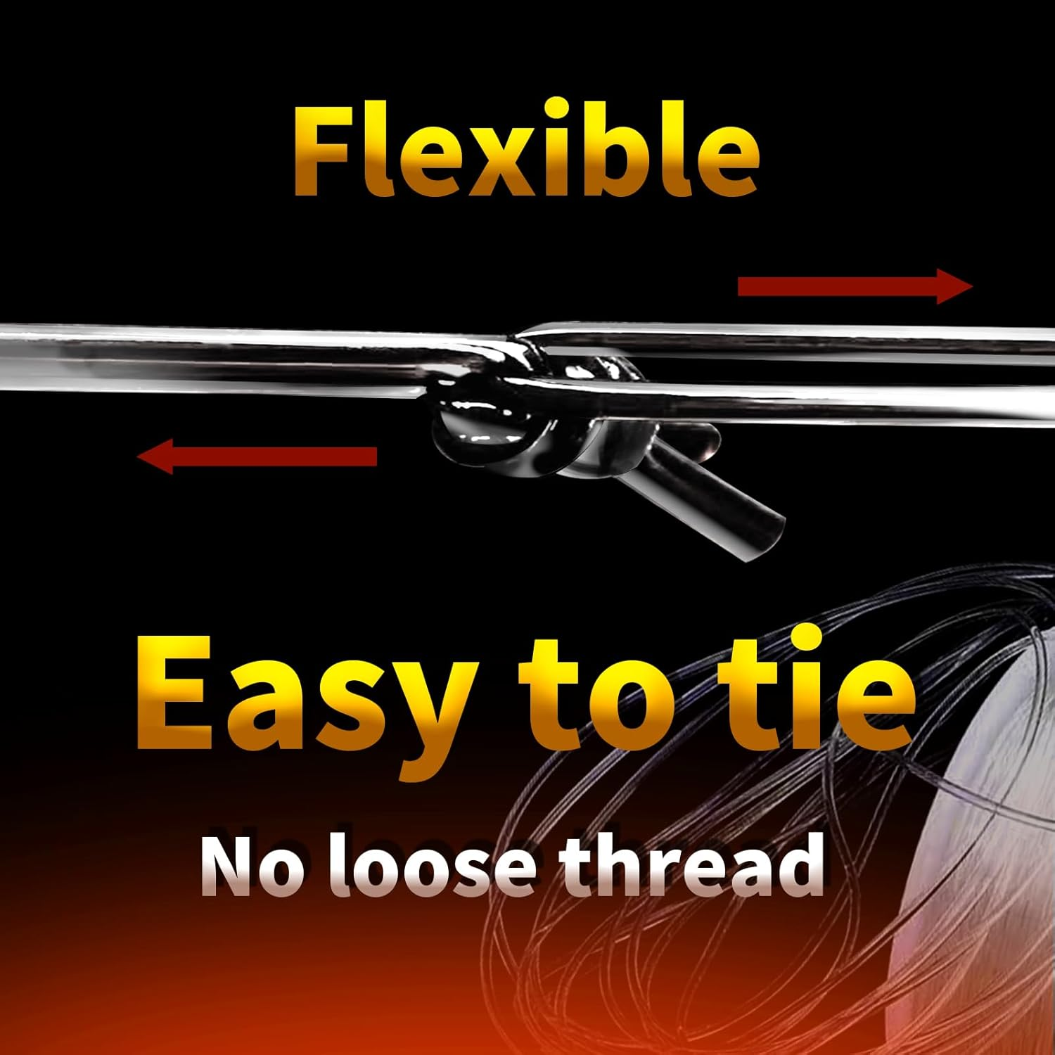 YUESUO Elastic String, Multi-Specification Stretchy Crystal String, Clear Elastic Beaded Cord for DIY Bracelet, Beading and Jewelry Making, Crystal Elastic String for Craft Beads (0.8Mm - 2Roll*8M) image number 1