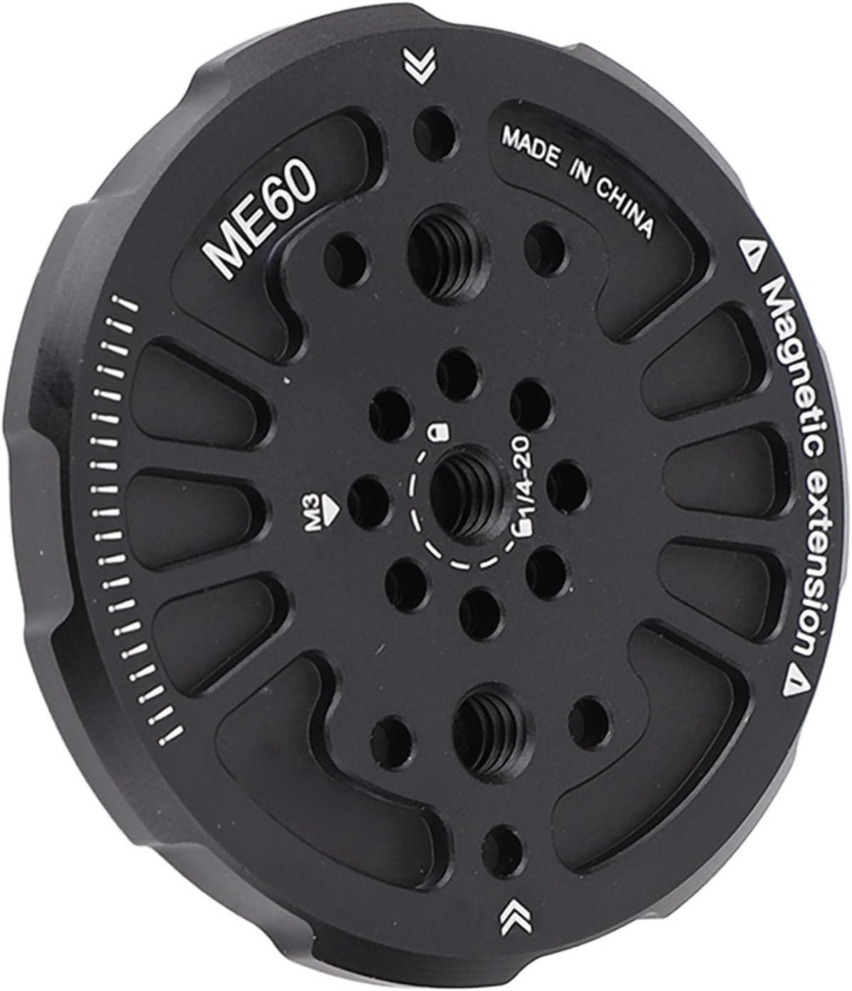 Magnetic Phone Tripod Mount Adapter - Universal Compatible with Phone 16/15/14/13/12 Series, 1/4" Screw Hole for Tripod/Selfie Stick, Aerospace Aluminum Alloy Magnets Phone image number 5