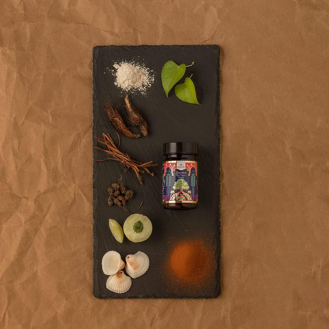 SANDOOK Banyan Root Care Tablet | Improves Hair Root Health | Scalp & Hair Nourishment | Hair Rejuvination | Lustrous Hair Growth (60 Tablets) image number 1