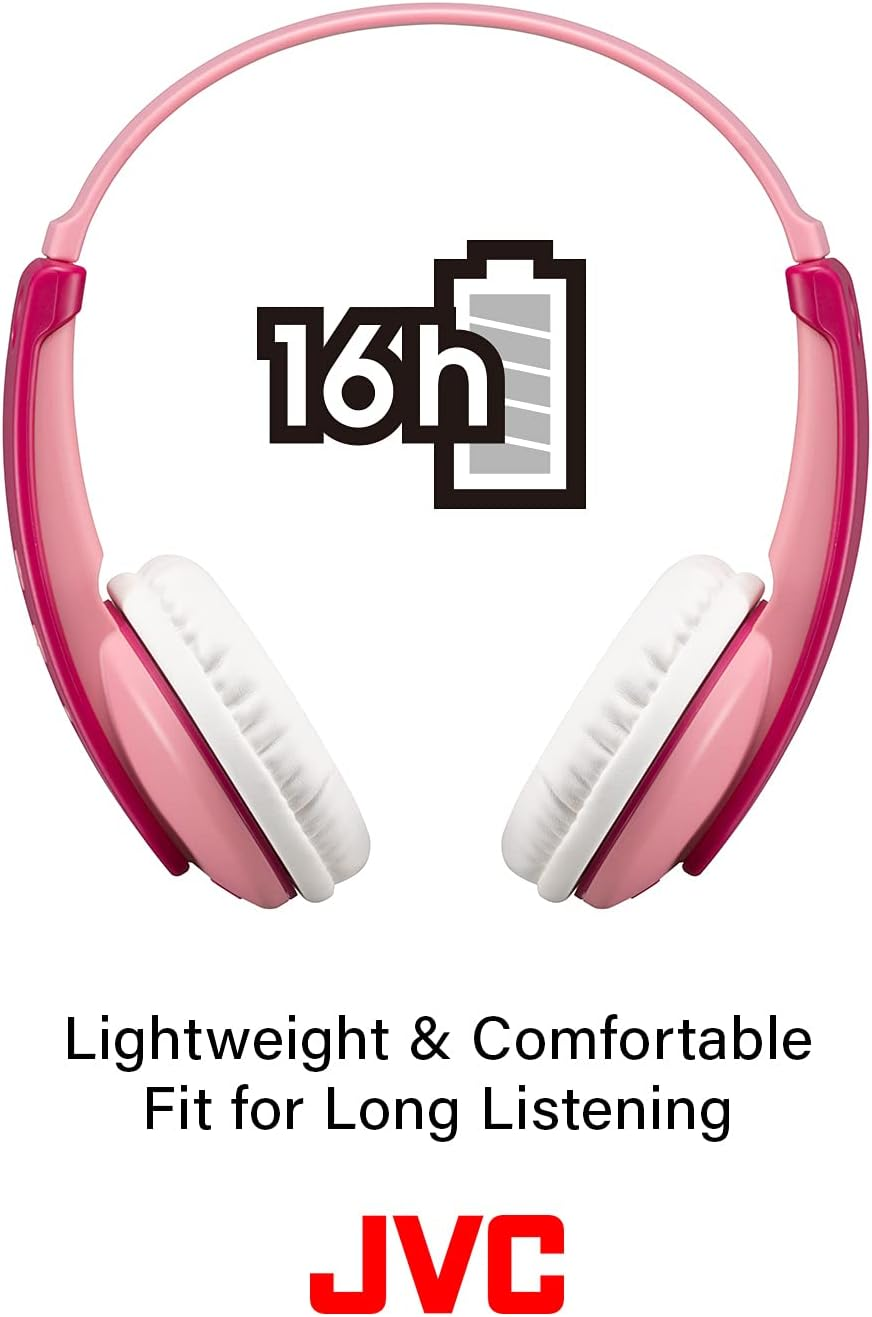 JVC HA-KD10W Wireless Tinyphones for Kids - Pink image number 1