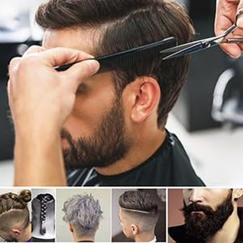 (6 Pack) 5" Pocket Hair Comb Beard & Mustache Combs for Men'S Hair Beard Mustache and Sideburns image number 3