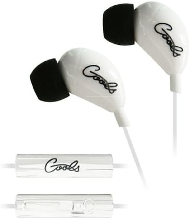 Fun Company Cools Molded Housing Earphone Microphone White CL-PEM1WH