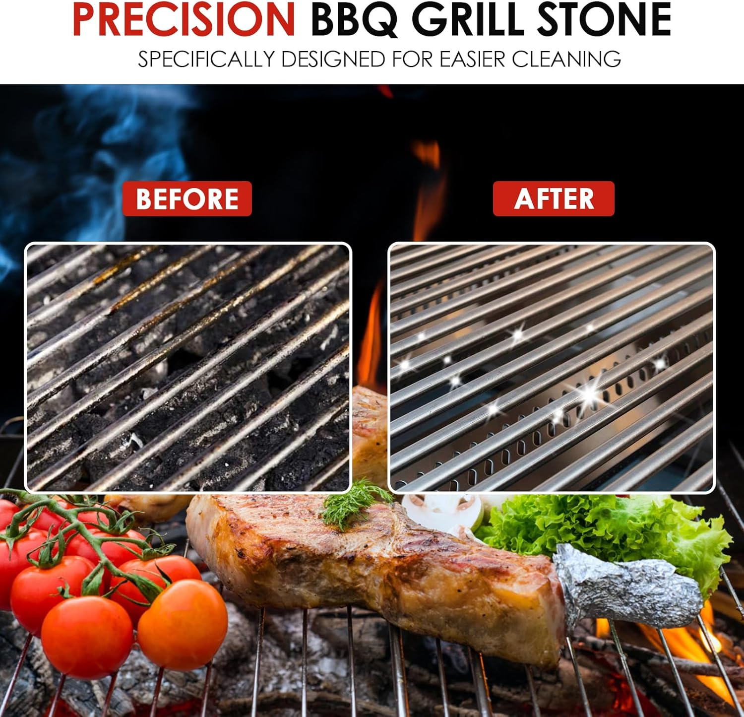 8 Pack Grill Griddle Cleaning Brick Block, Dense Griddle Bricks, Heavy Duty Grill Cleaning Stone Bricks for Removing BBQ Grills, Pool, Sink image number 5