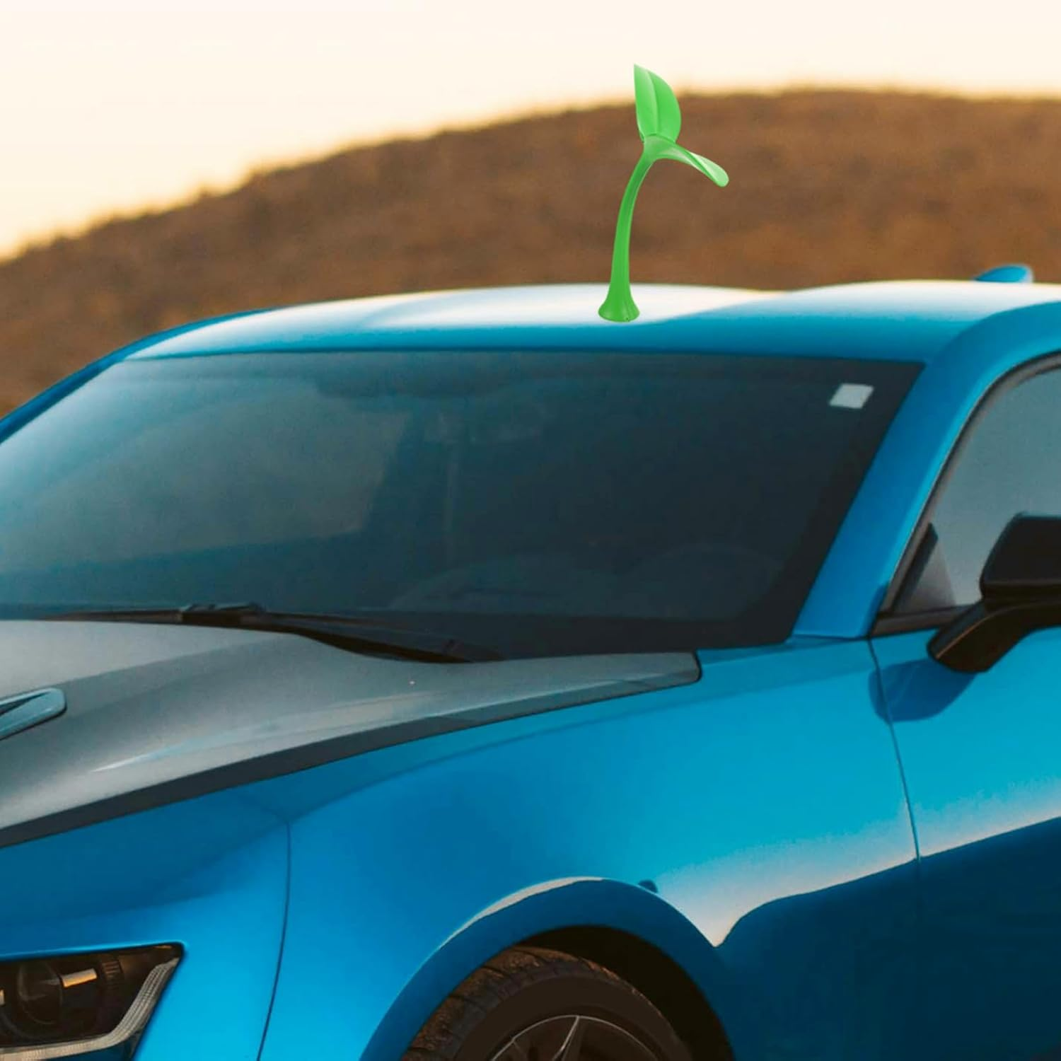 HOLIDYOYO 3D Leaf Car Roof Sticker, Anti-Collision Vehicle Decal, Novelty Car Exterior Decoration for Auto Hood and Bumper Accessories image number 2