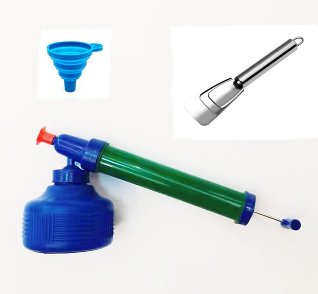 Dadaozhijian Diatomaceous Earth Applicator Garden Puffer Duster (Red, 1/1)