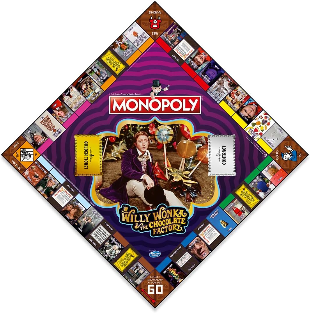Monopoly Willy Wonka and the Chocolate Factory Board Game image number 4