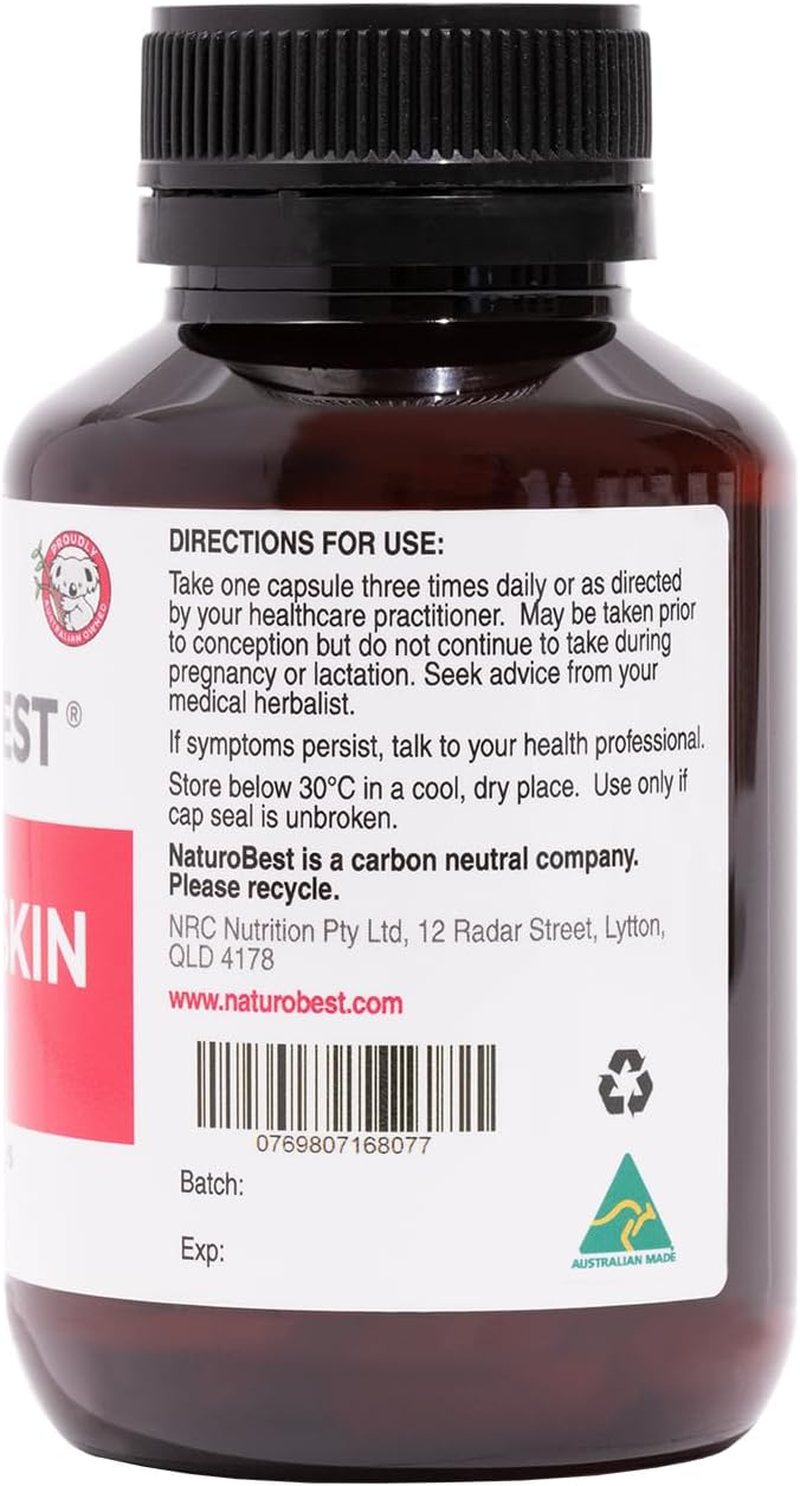 NATUROBEST Cycle & Skin Support 90 Capsules | Suitable for Women with PCOS