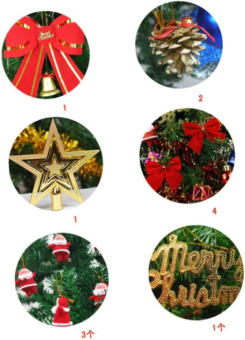 Mikinona Small 45Cm Tabletop Christmas Tree Desktop Ornament Decorative Accessories, Artificial Christmas Decorations for Home Holiday Party image number 6