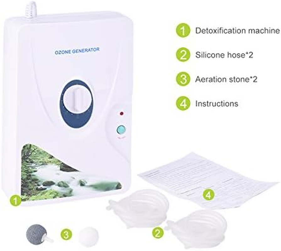 Ozone Generator Ozonator Air Purifier, 600 Mg/H Generator Wheel Timer Air Purifier Kitchen Room Oil Vegetables Meat for Water Fresh Air Clean 220 V image number 6