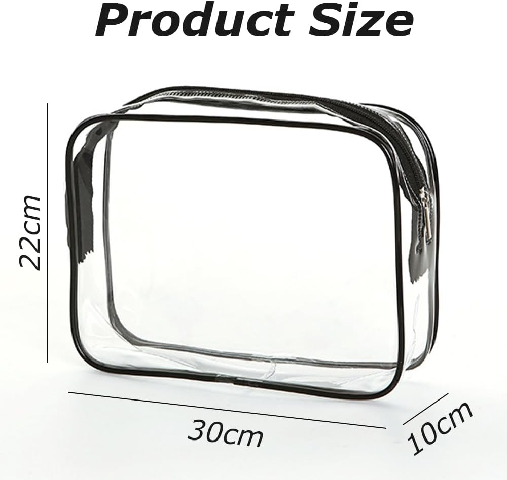 TOMVAES 6 Packs Toy Storage Bags with Zipper,Clear PVC Organizing Bags, Waterproof Toy Bags for Board Games,Handheld Toy Storage Organizer for Building Blocks Board Games Toys Cosmetic (6) image number 2