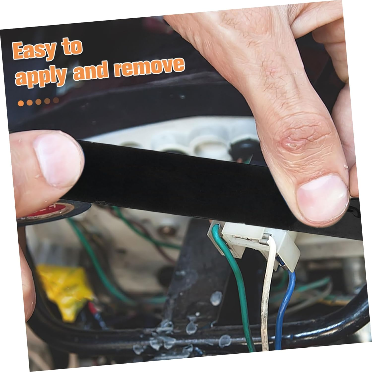 GANAZONO Blackout Light Dimming Tape Heat Resistant Adhesive for LED Light Blocking and Diffusing Removal for Electronics and Window Privacy