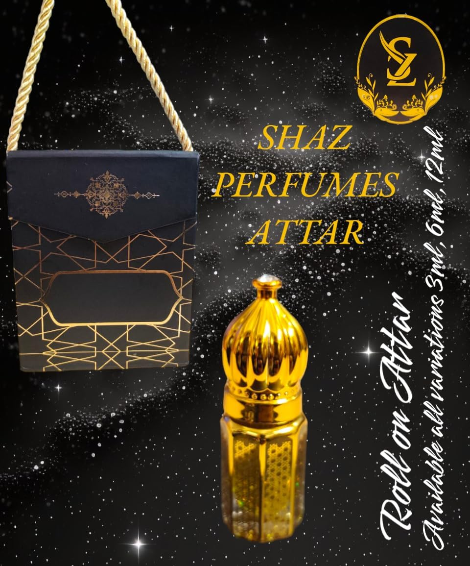 SH HARSHINGAR ATTAR 12Ml Suitable for Daily Uses, Occasions & Parties Long Lasting Fragrance Roll on Perfume Oil Leak Proof Available in Travel Size for Unisex with Elegant Bag. image number 3