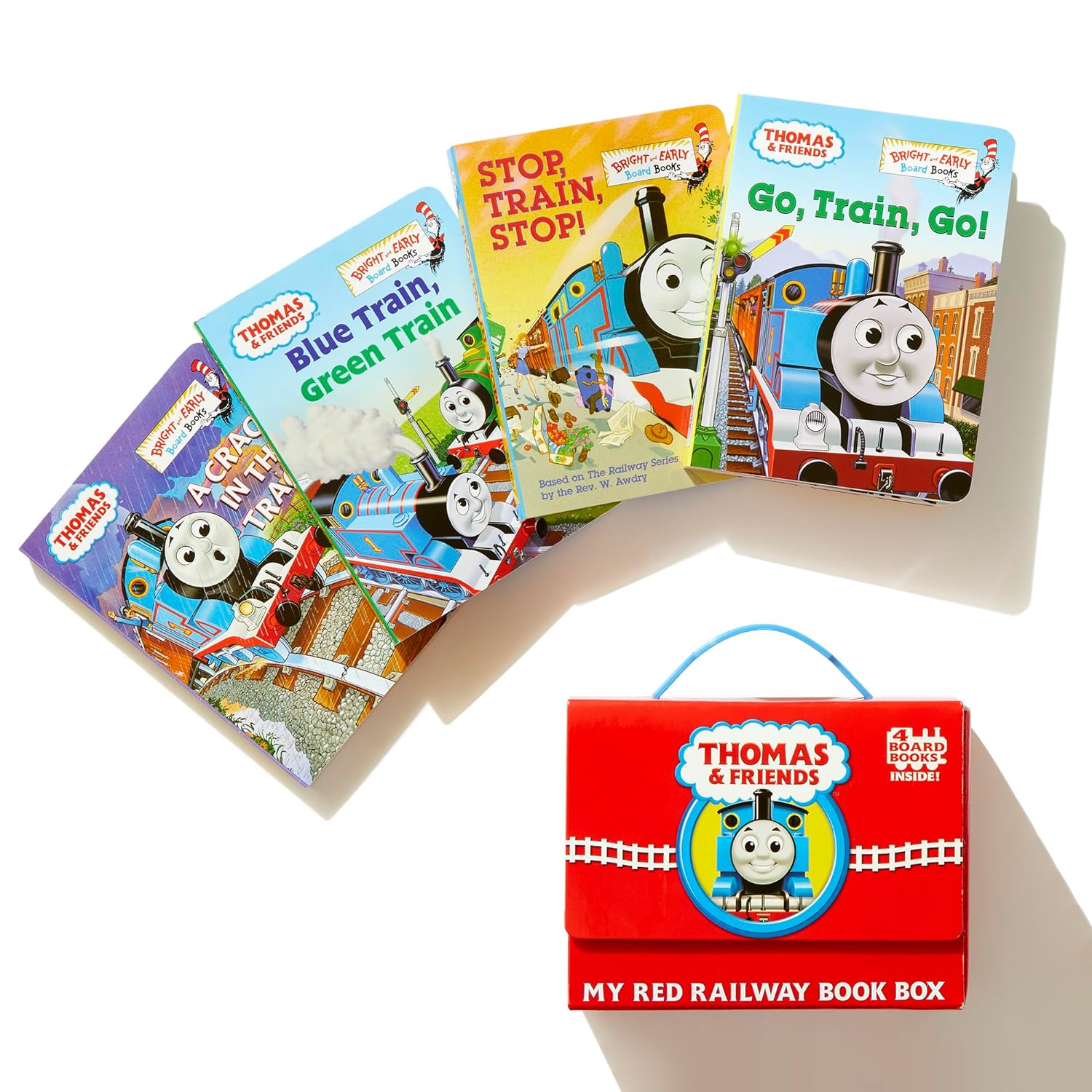 Thomas and Friends: My Red Railway Book Box (Bright & Early Board Books) image number 2