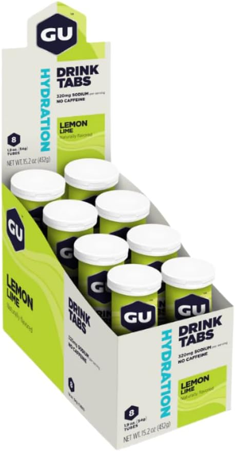 GU Energy Hydration Drink Tabs Lemon Lime (Pack of 4)
