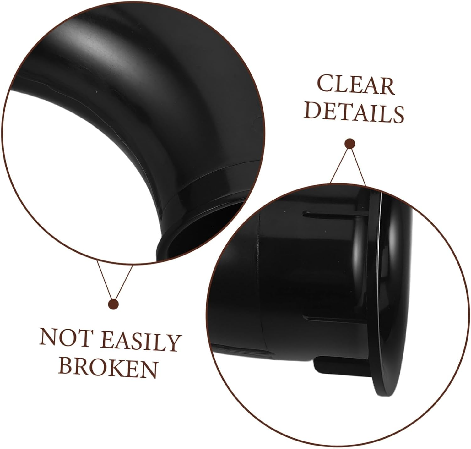 HOUDERCO 2Pcs Speaker Port Home Speaker Air Vent Ported Subwoofer Enclosures Subwoofer Amp Black image number 1