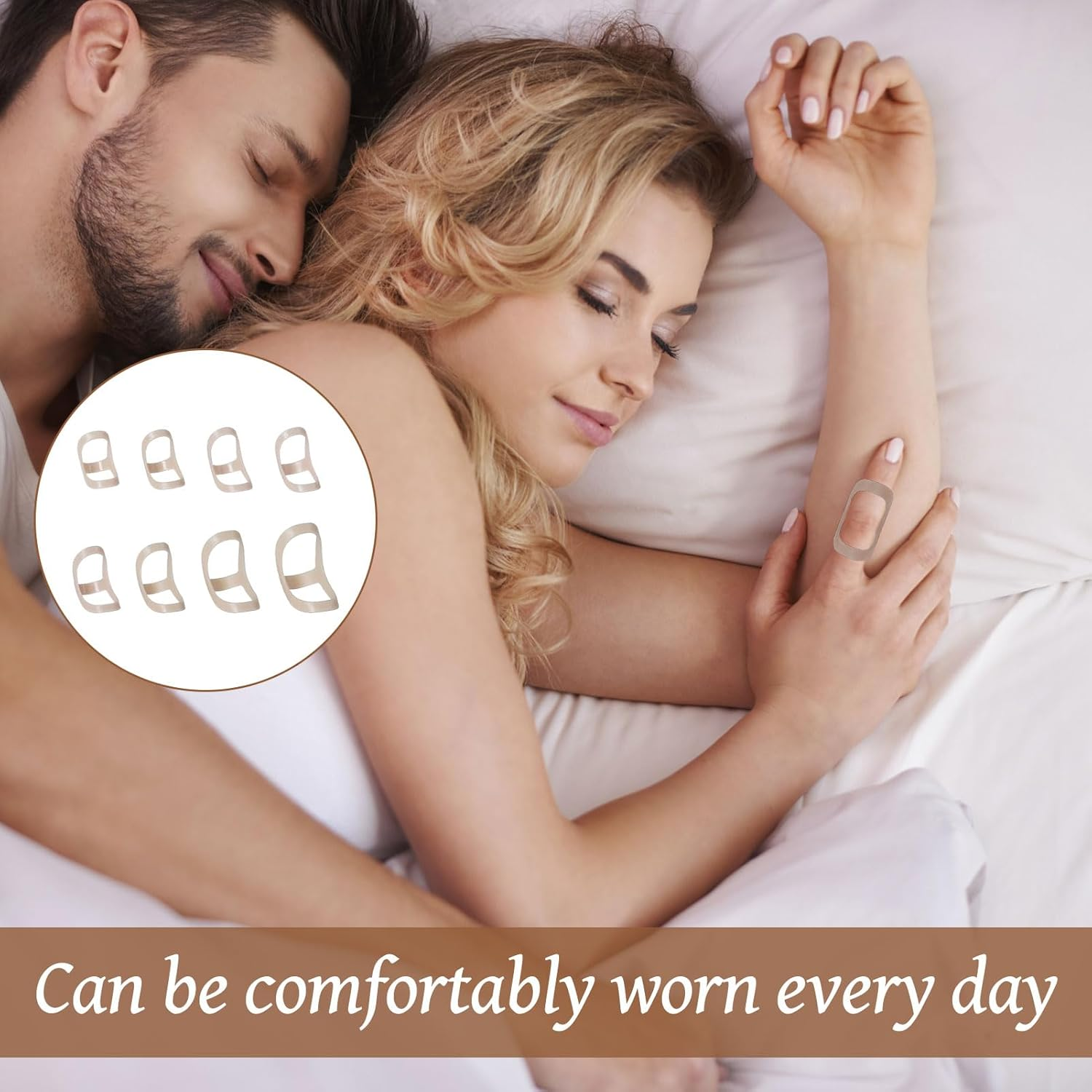 Trigger Finger Splint, 8Pcs Thumb Brace, Mallet Finger Splint, Splint Kit for Arthritis, for Arthritis and Trigger Finger Relief, for Mallet and Straightening(Sizes 2-8, 10) image number 5