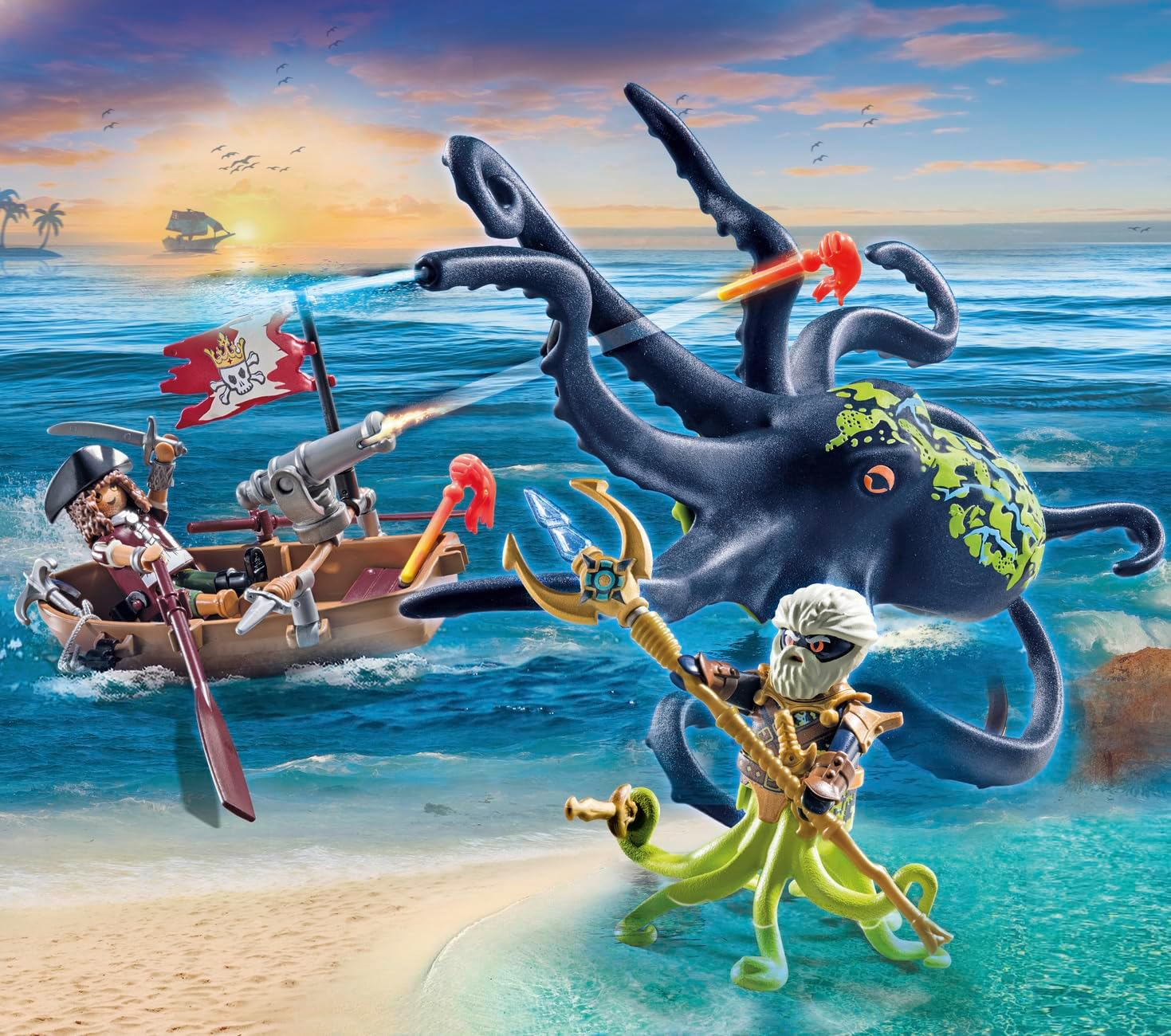 Playmobil - Battle against the Giant Octopus image number 6