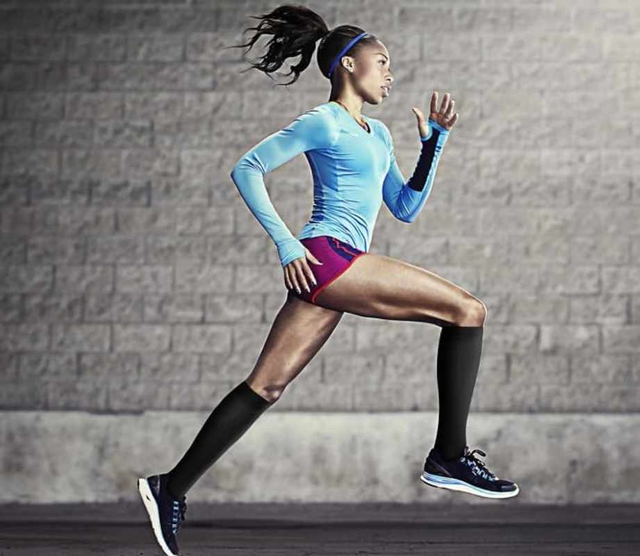 Compression Socks for Women: 8-Pair Compression Socks (S/M Size). Best Circulation Support&mdash;Ideal for Athletic Running, Hiking. Fits Men & Women, Boosts Comfort during Active Pursuits. image number 4