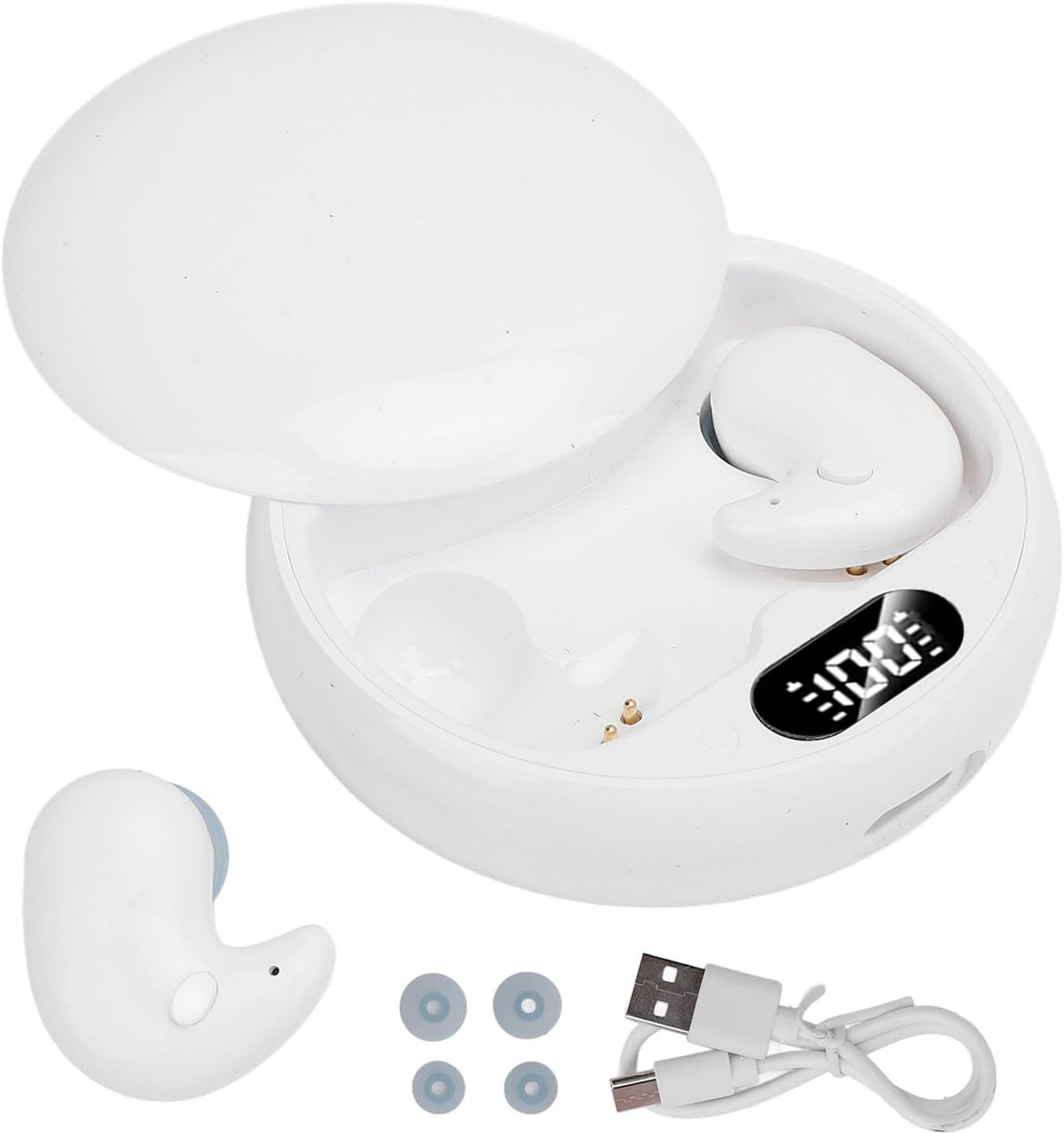 Sorandy Smart Translation Earphones, Real Time 100+ Language Support 5.3 Wireless Headphones, for Global Travel Business Communication​ image number 5