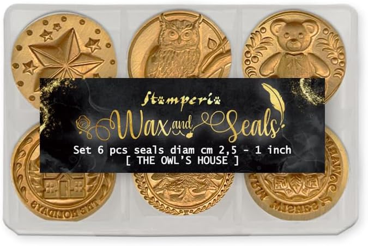 Stamperia WAX04 Scrapbook Pad, Brown/Gold, 16.5 Cm X 5.5 Cm image number 6