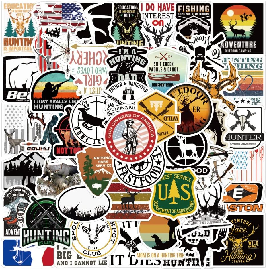 Pack of 50 Harley Motorcycle Stickers for Water Bottles Mobile Phone Case Tour Luggage Helmet Boot Car Bumper Planner Bicycle Protective Helmet Vinyl Motor Brands Stickers for Teenagers Men Adults