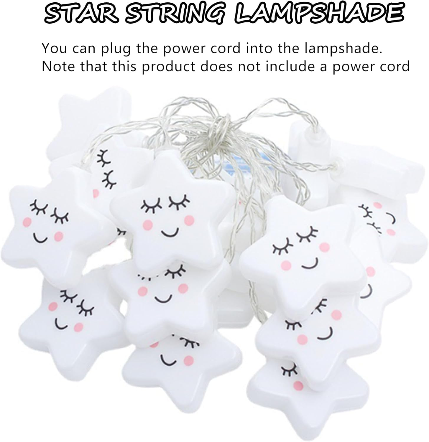 Niuhong Pack of 10 Small Lantern Hanging Ornament Mini 3D Lantern Lanterns Indoor and Outdoor Hanging Lanterns Garden Balcony Party Birthday Wedding Children'S Room Decoration (White Star) image number 4