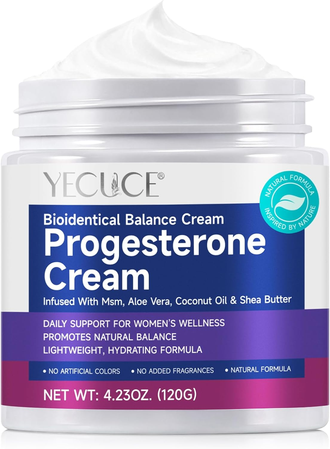 Progesterone Cream 120Ml, with Naturals Wild Yam & Dang Gui - Feminine Estrogen Hormonal Balance Cream, Hormone Care Moisturiser, Vegan Formula image number 6
