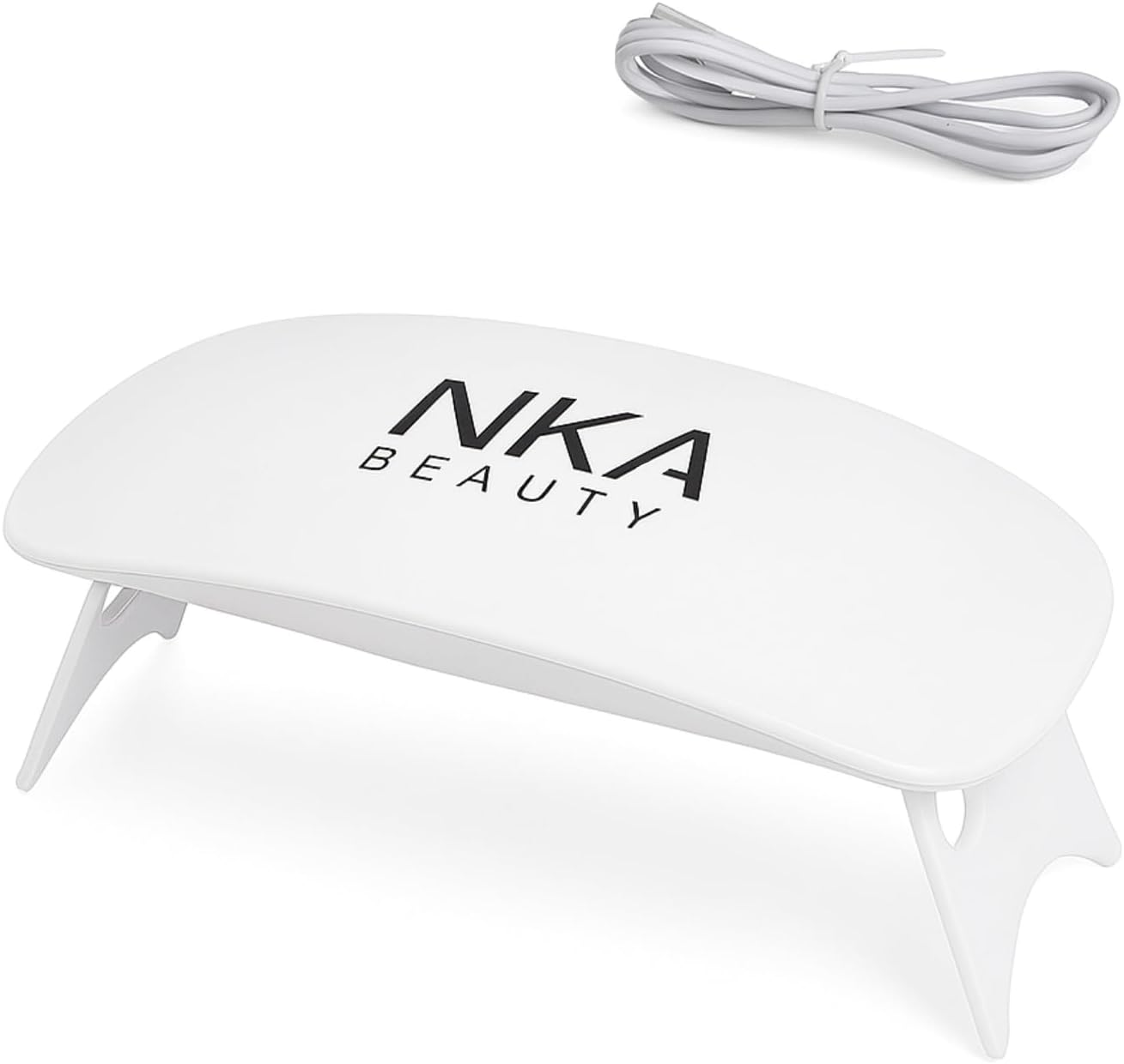 NKA Beauty Mini UV LED Nail Lamp &ndash; Compact Gel Nail Light for Curing Gel Polish & Semi-Cured Nail Wraps &ndash; Portable Usb-Powered Nail Dryer &ndash; Travel Friendly & Fast Drying image number 1