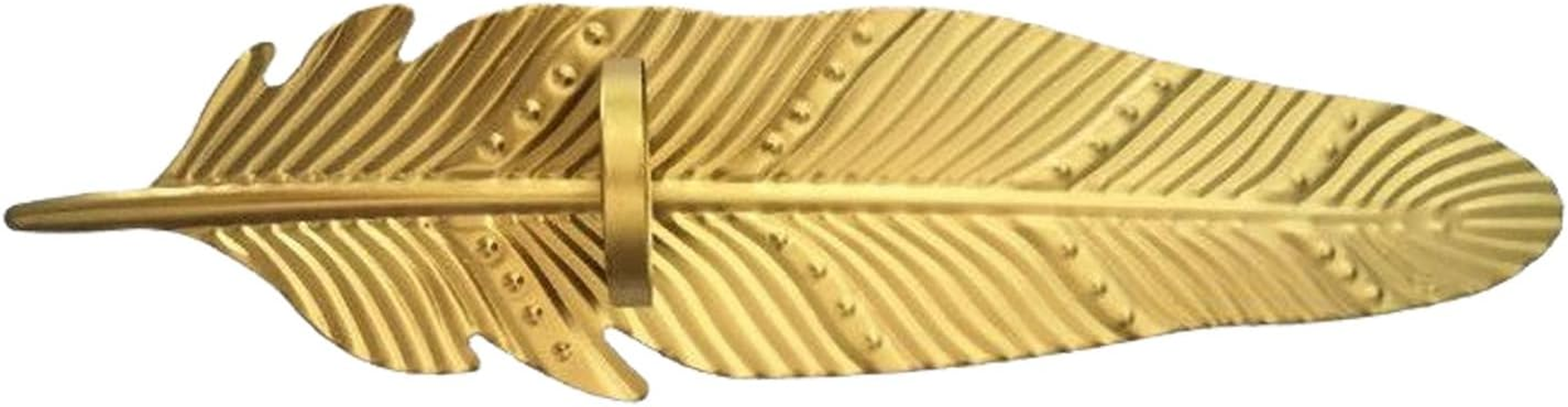 Golden Leaf Wall Sconces Candle Holders - Wrought Iron Tea Light Holder | Wrought Iron Wall Art Decorations, for Bathroom, Living Room, Dining Room, Patio, Weddings, Events (1Pcs) image number 3