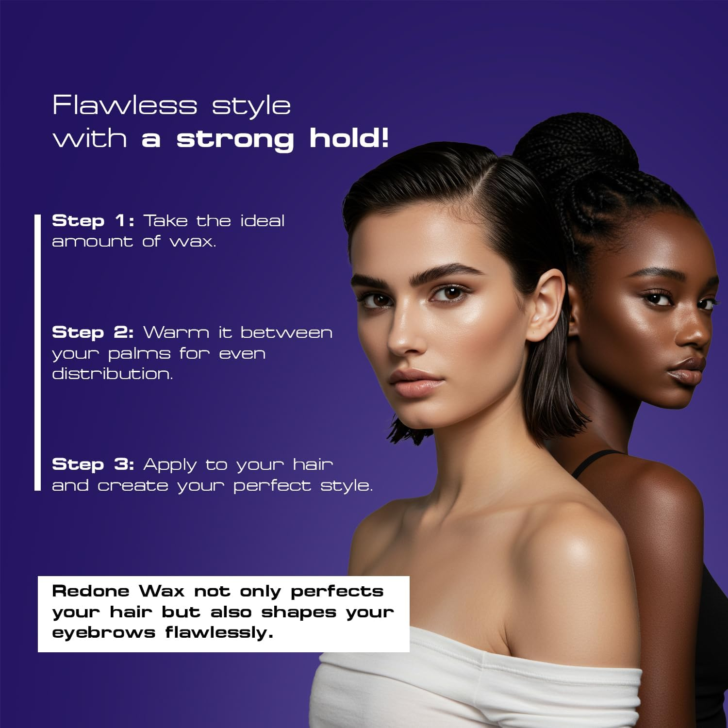 Redone Maximum Control Full Force Violetta Aqua Hair Gel Wax 150 G image number 5