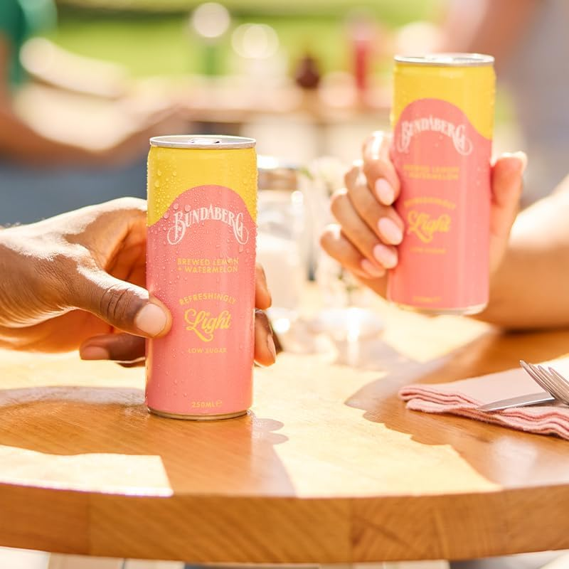 Bundaberg Refreshingly Light Lemon & Watermelon 24 X 250Ml image number 3