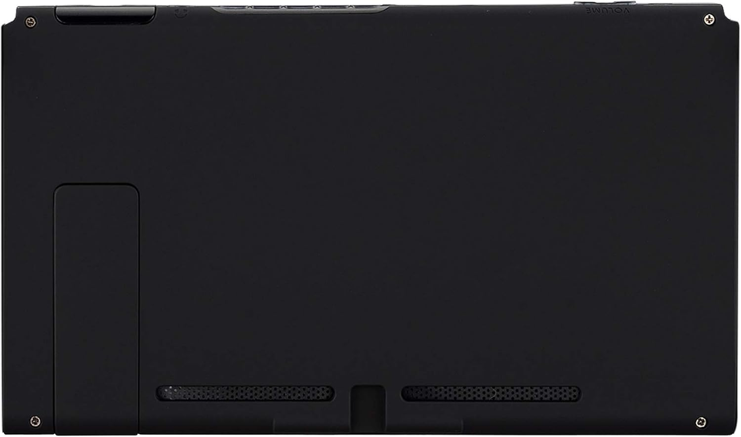 Extremerate Soft Touch Grip Black Console Back Plate DIY Replacement Housing Shell Case for Nintendo Switch Console with Kickstand &ndash; Joycon Shell NOT Included - Cherry Blossoms Pink image number 5