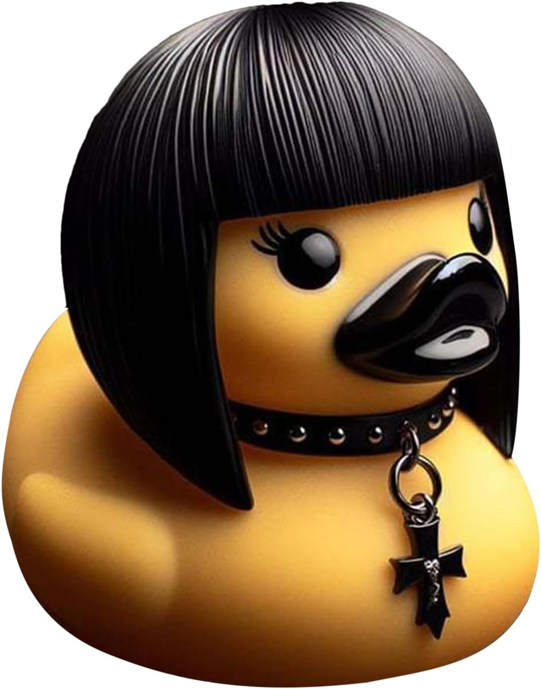 Generic Duckieville Duck Statue, Duckieville Duck Figure, Gothic Black Ducksville Duck, Resin Evil Rubber Duck Collectable Toys for Home Decor,1/5Pcs, NL27YRDFSJ35THXKORUC