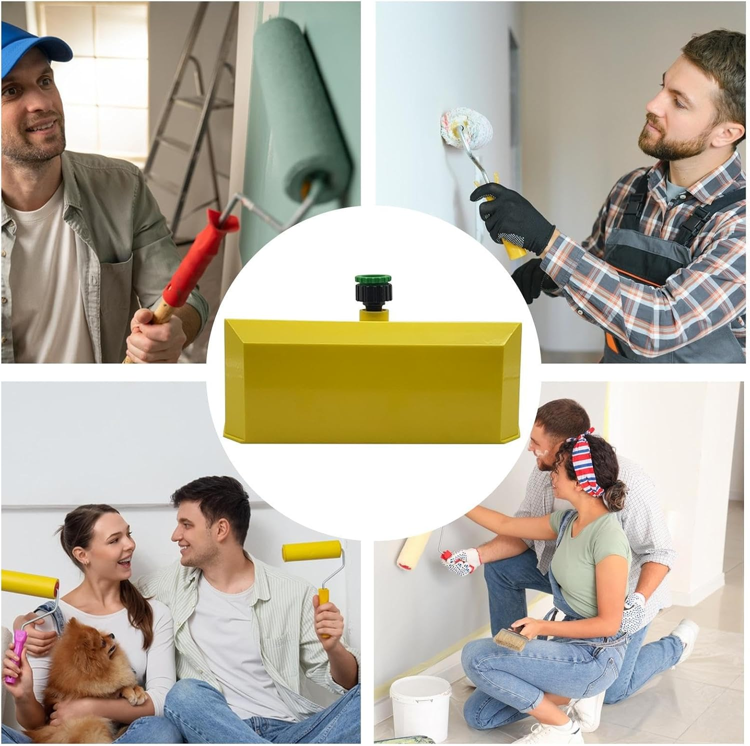 Tuxuseo Paint Roller Cleaning Device, Professional Paint Removal Tool, Reusable Cleaning Device for Users image number 2