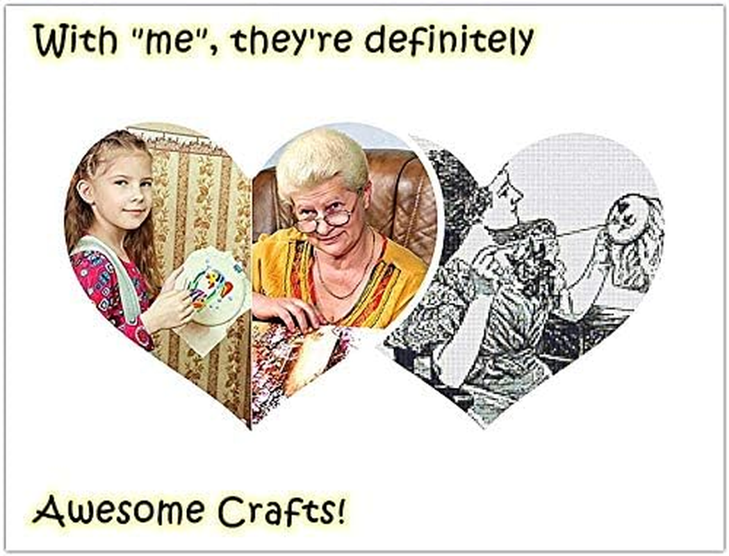 Awesocrafts Embroidery Kit, Wreath Lavender Plants Full Range of Embroidery Starter Kits for Beginners Adults Kids DIY Handmade Easy Patterns (Lavender) image number 1