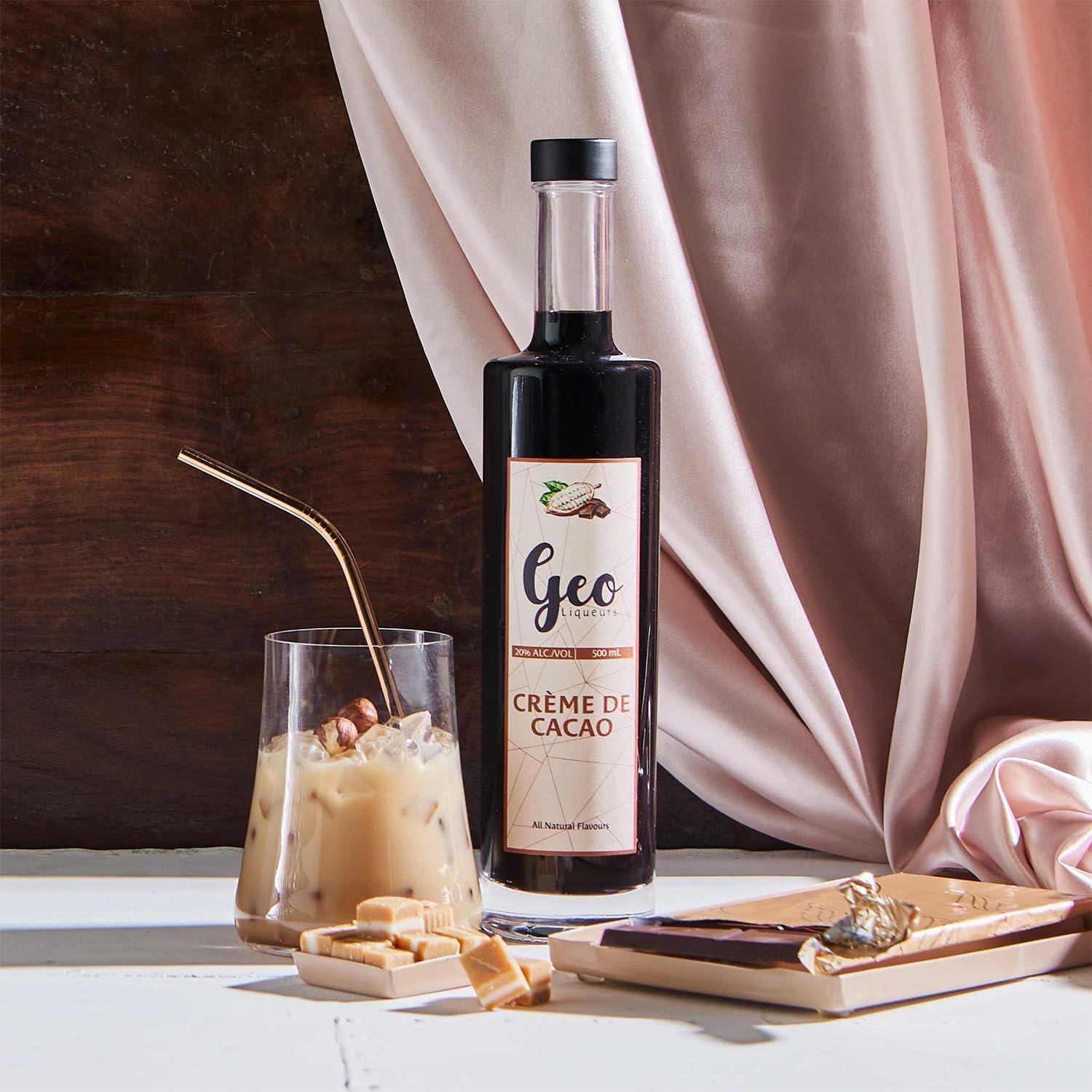 Geo Creme De Cacao Liqueur (500 Ml)