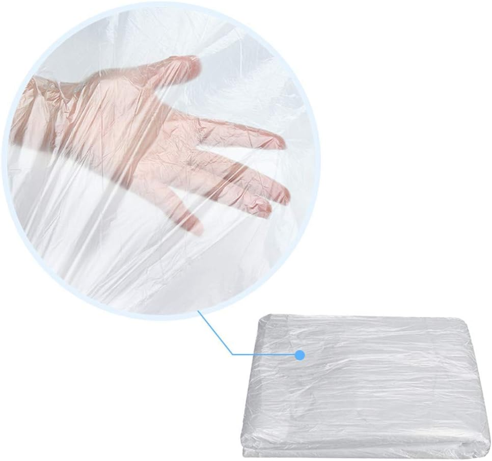 90X180Cm Disposable Massage Bed Cover, 100Pcs Disposable Use Bed Cover, Massage Table Sheet, Spa Bed Sheets, Salon Waxing Bed Film, Sofa Furniture Protector Plastic Cover Couch Shelter image number 3