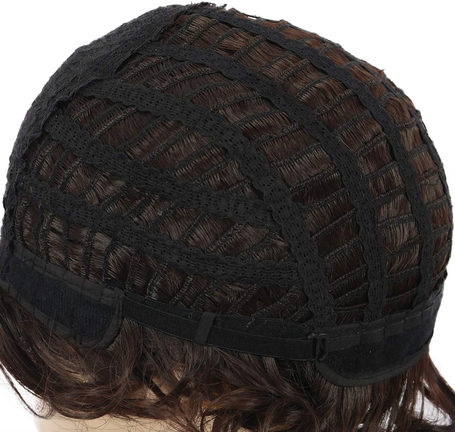 Yuehong Mens Short Curly Brown Wig Anime Cosplay Wigs Halloween Cosplay Costume Hair Wig - Blue image number 3