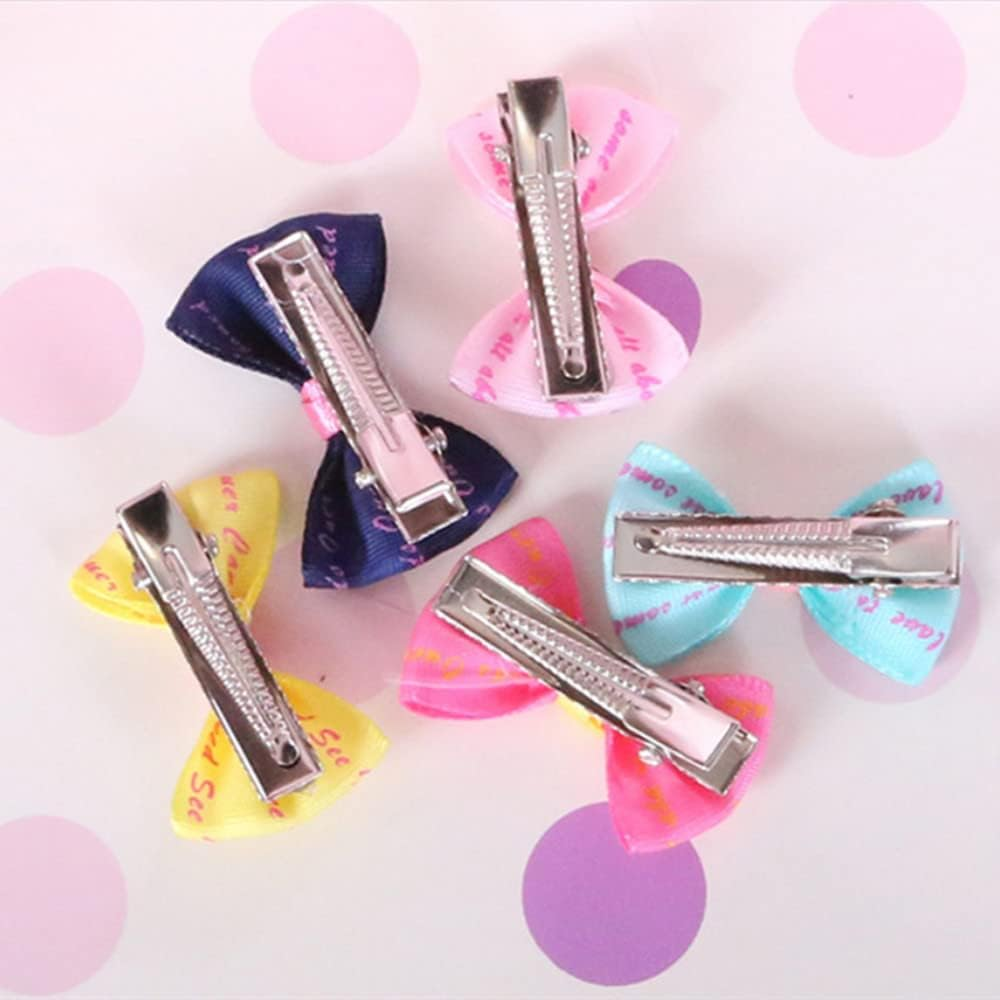 WVRLY 15Pcs Puppy Dog Hair Bow with Alligator Clips Pet Hair Bows Pet Grooming Hairpin Kitten Bow Barrettes Small Dogs Bowknot Hair Clip for Puppies Cats and Other Small Pets image number 2