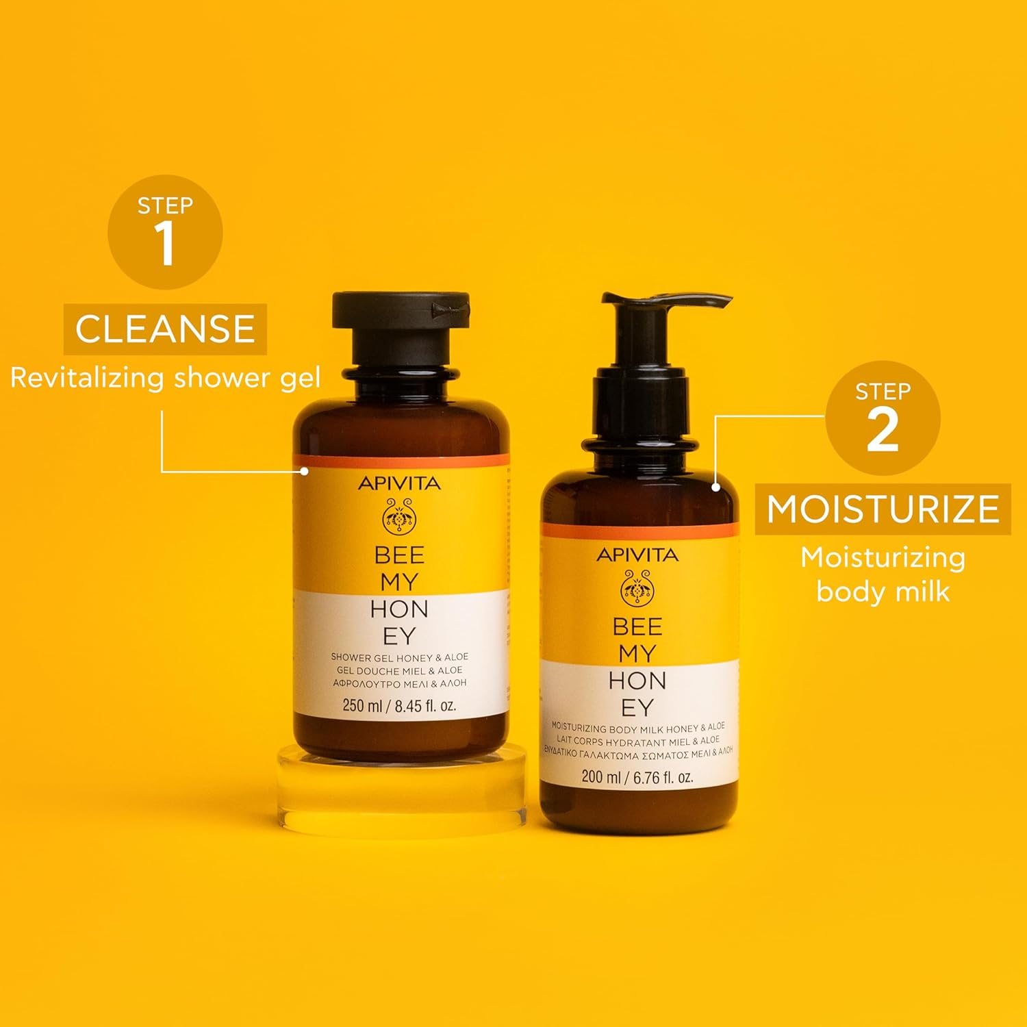 Apivita Bee My Honey Shower Gel Honey & Aloe 250Ml/8.45Oz