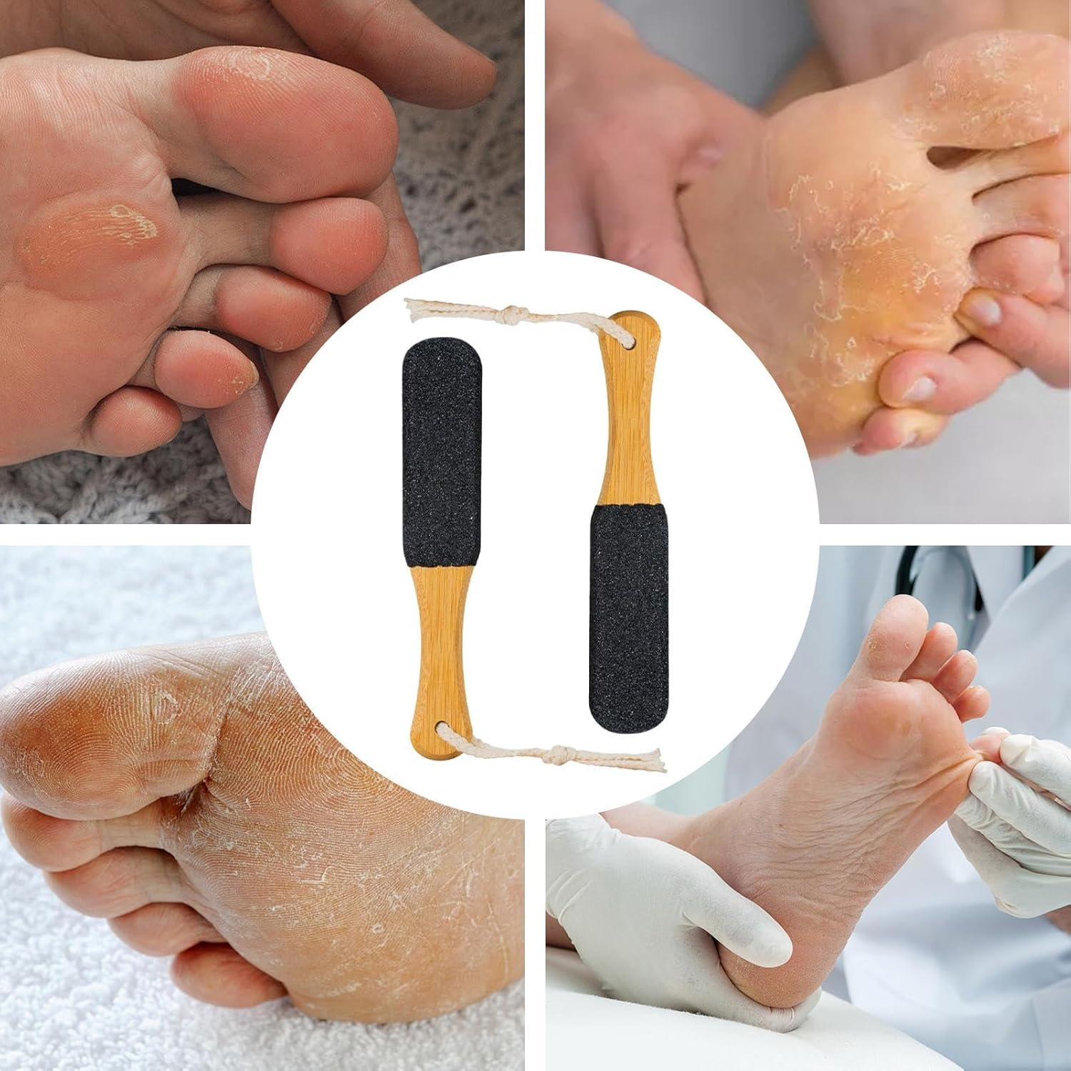 Qkbuza Foot File | Foot Buffer | Double Sided Rasp Callus Remover for Men Women Athletes Seniors Daily Routine Travel Spa Post-Workout Recovery image number 6