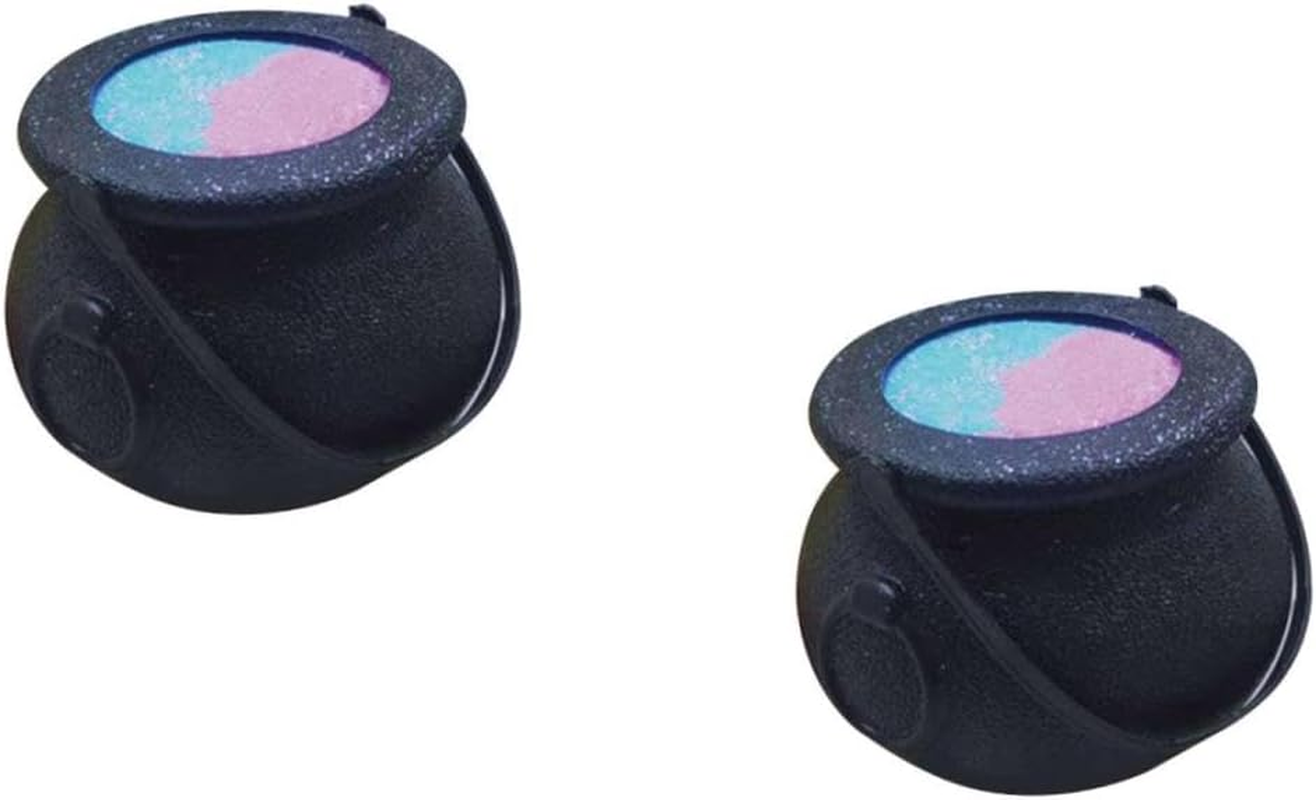 MERRYHAPY 2Pcs Halloween Witch Bath Bubble Tank for Halloween Party Supply Assorted Safe Bubble Cans for Boys and Girls Bath Fun Random Color image number 1