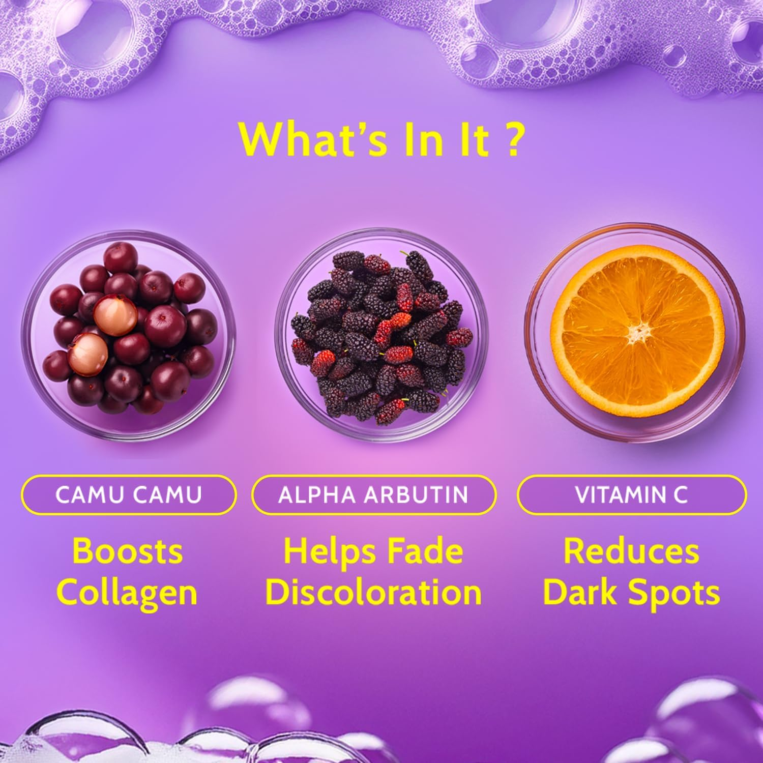 Chemist at Play Brightening Boost Face Wash with 30X Vitamin C Cleans Oil & Dirt Fades Dark Spots Boosts Radiance for All Skin Types for Men & Women Vegan SLS & Paraben Free 100Ml