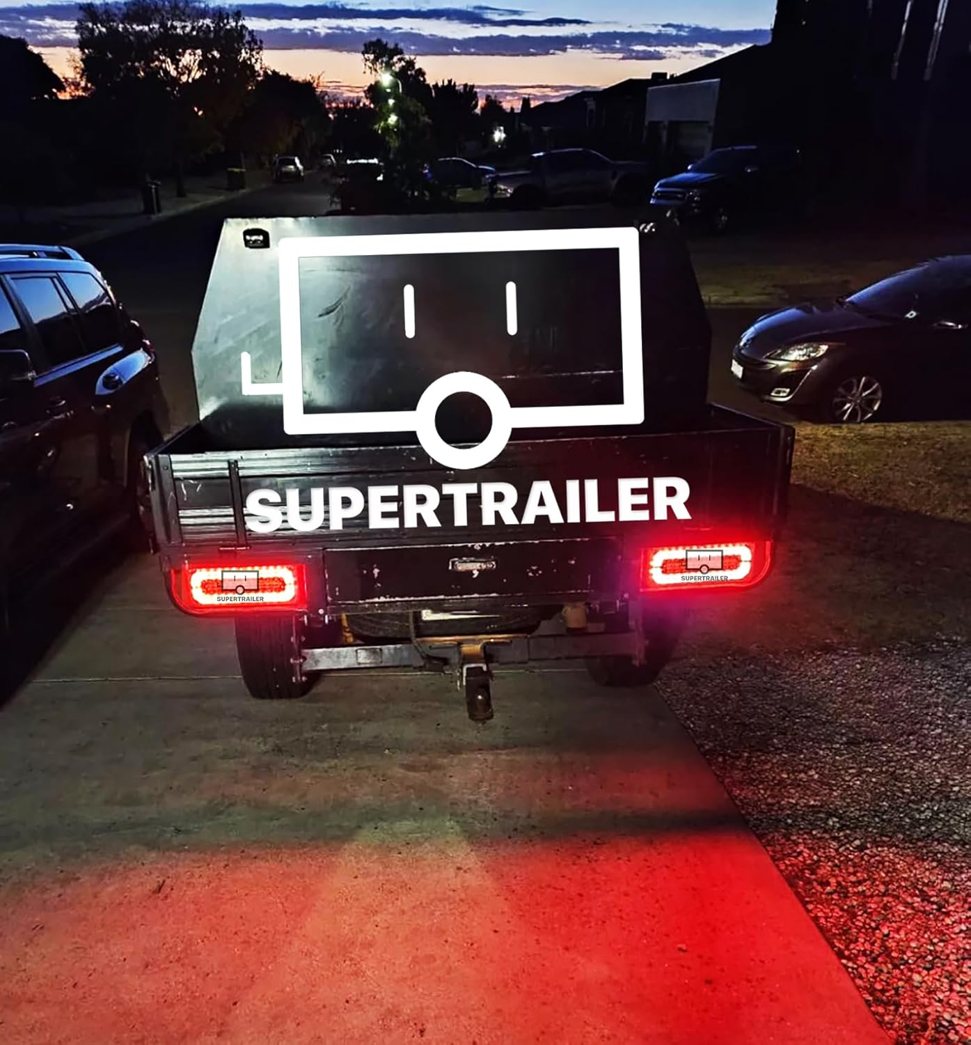 2X Sequential Indicator LED Tail Lights Trailer Ute Caravan Truck Stop 10-36V